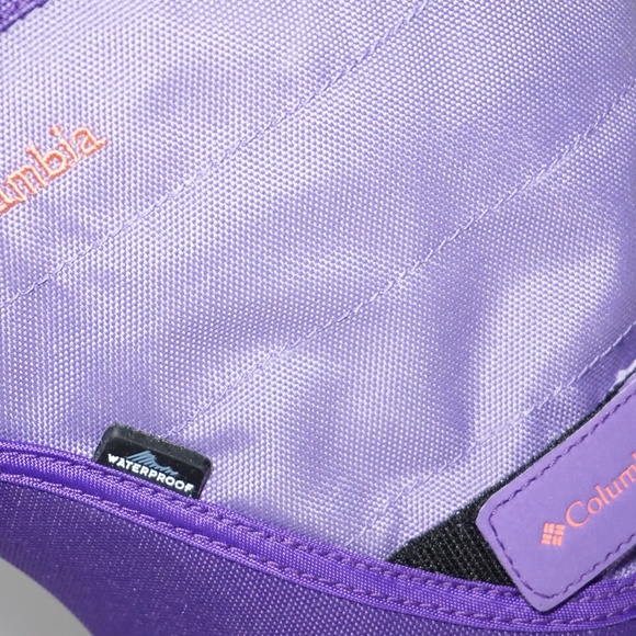 Columbia Big Girl Pull On Winter Rain Boot Purple - Picture 6 of 8